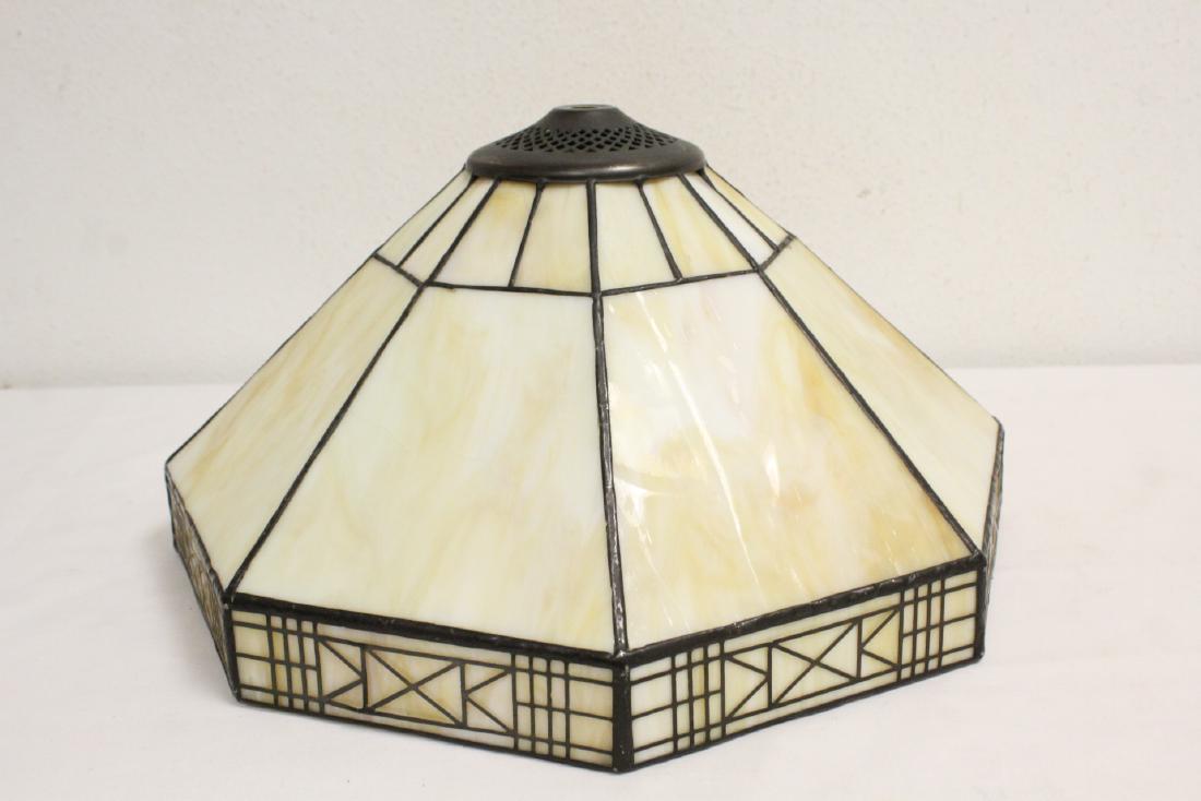 Leaded Glass Lamp Shade Signed Dale Inc Aug 13 2018 Leaded Glass Lamp Shade Signed Dale Inc