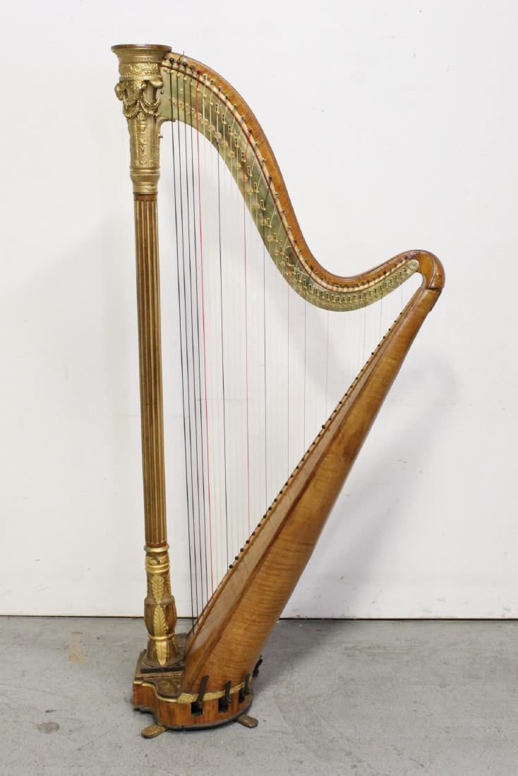 An important c1815 French First Empire harp (1 of 12)