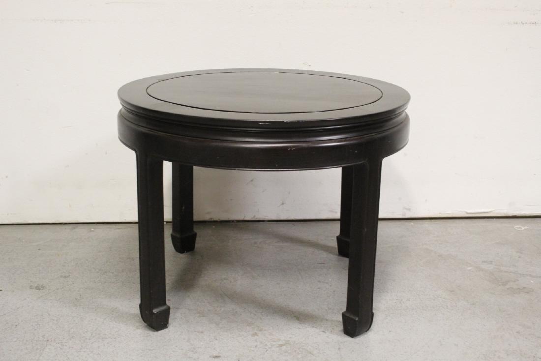 Chinese vintage rosewood round table (1 of 9)