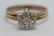 14K rose gold diamond ring - 7