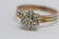 14K rose gold diamond ring - 9