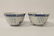Pair Chinese antique blue and white porcelain bowls - 3