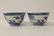 Pair Chinese antique blue and white porcelain bowls - 5