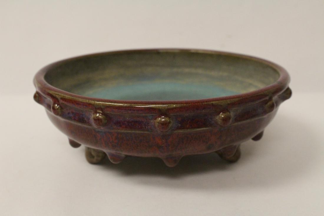 Chinese red glazed porcelain brush wash (1 of 10)