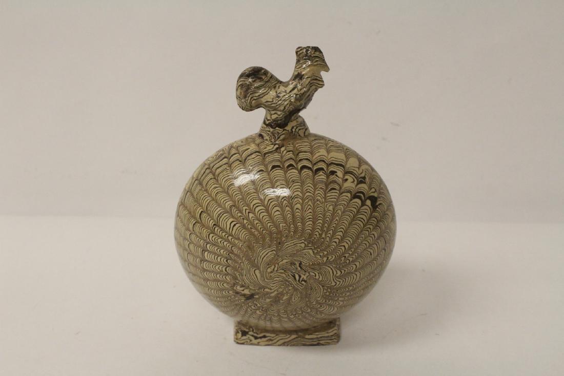 Chinese marbled table ornament (1 of 10)