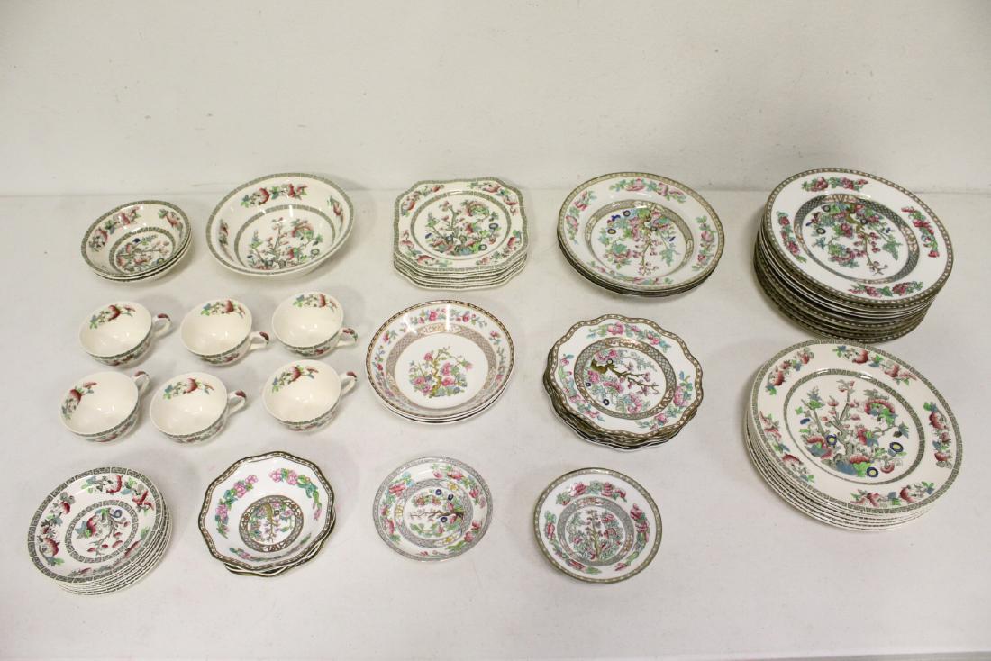 Johnson Brother china set in Indian tree pattern, total (1 of 10)