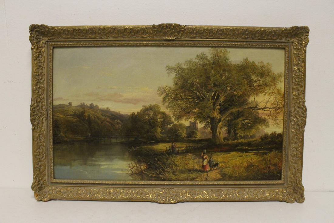 Large oil on canvas, signed (1 of 11)