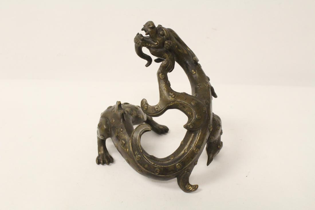 Chinese rare antique bronze sculpture (1 of 10)