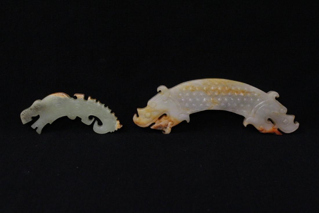 2 jade carved ornaments (1 of 9)