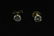 Pair 14K Y/G diamond stud earrings - 9