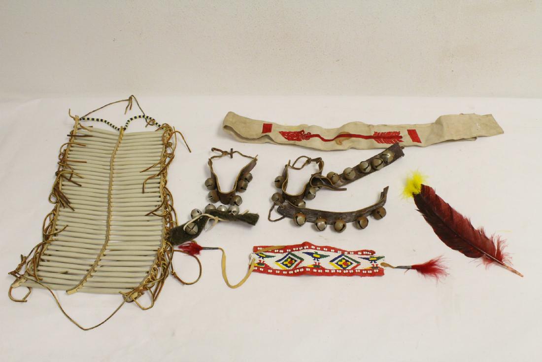 Indian vest and misc. Indian items: Indian vest and misc. Indian items