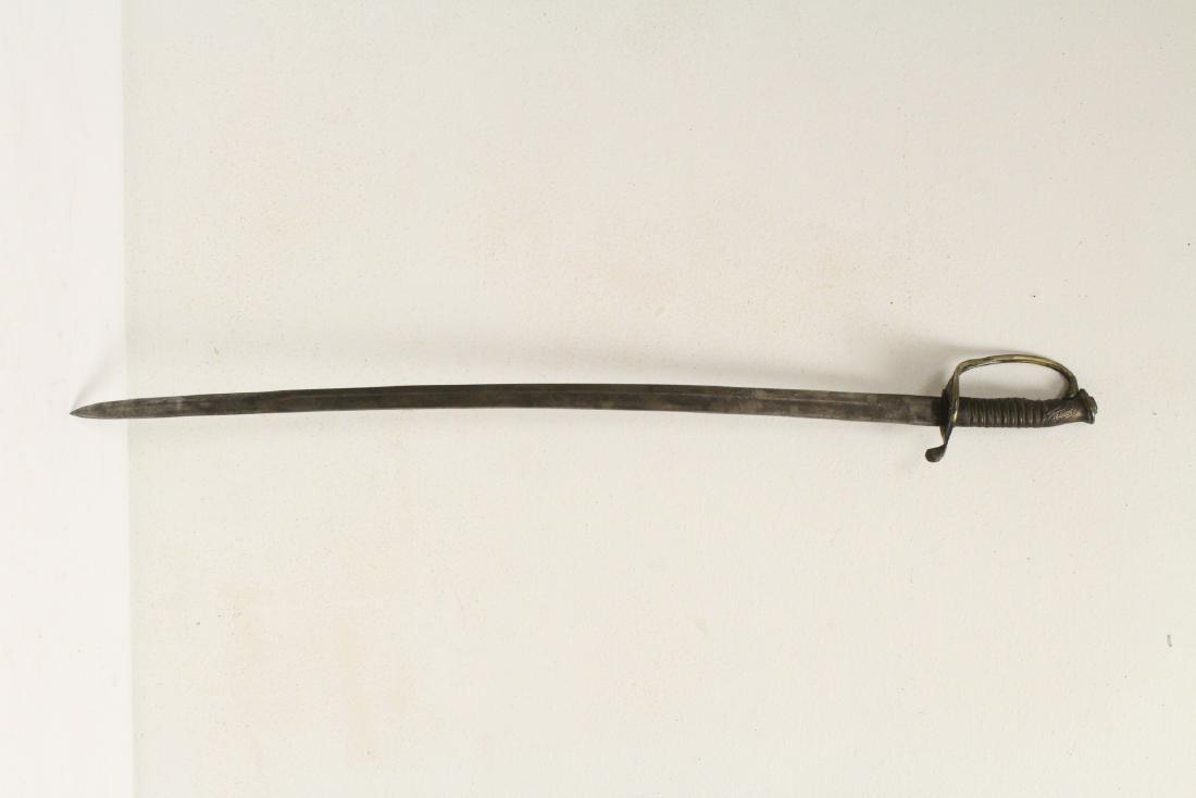 An old US cavalry sword, no scabbard (1 of 11)