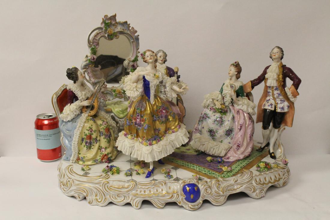Large Dresden porcelain sculpture (1 of 13)