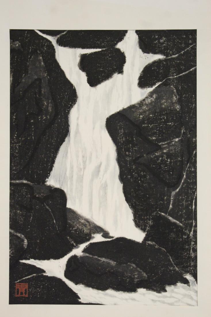 Japanese contemporary woodblock print (1 of 10)