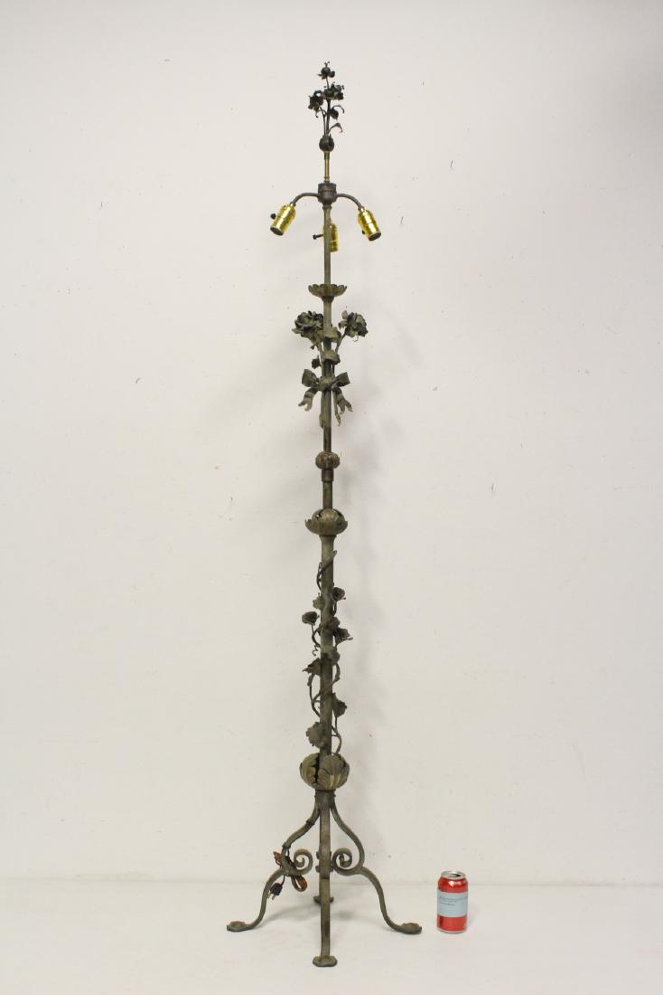 A fine French bronze/cast iron floor lamp (1 of 11)