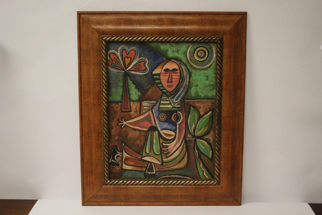 oil on panel signed Mario Carreno & dated w/ (1 of 10)