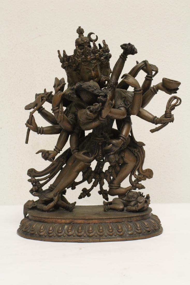 A vintage Tibetan bronze sculpture of Buddha (1 of 12)