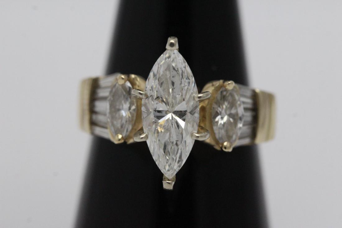 14K Y/G diamond ring (1 of 11)