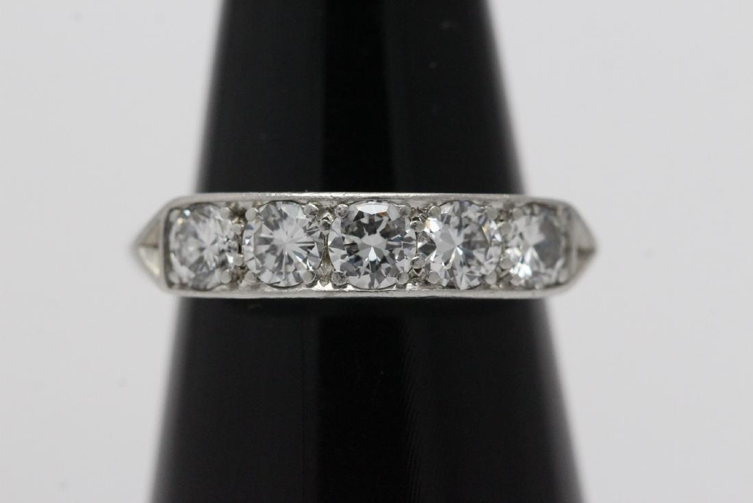 A beautiful platinum diamond ring (1 of 11)
