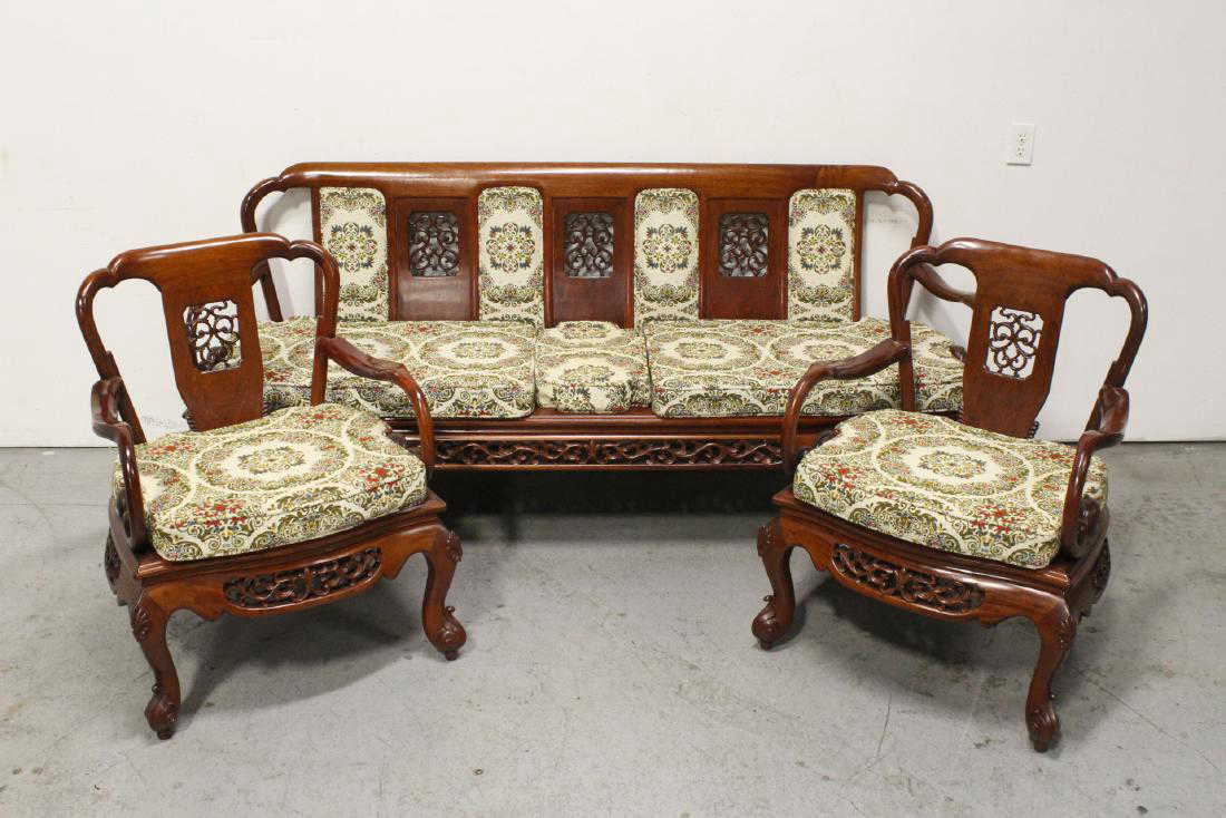 rosewood living room set
