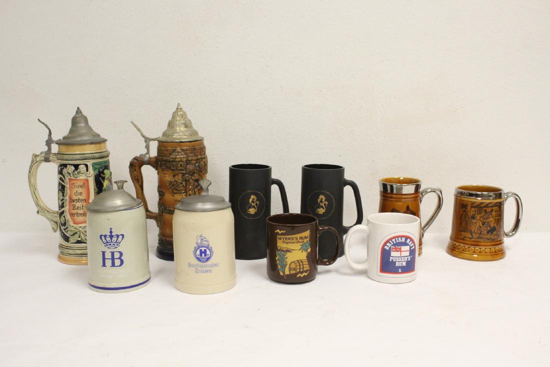 Lot of Germany beer steins (1 of 10)