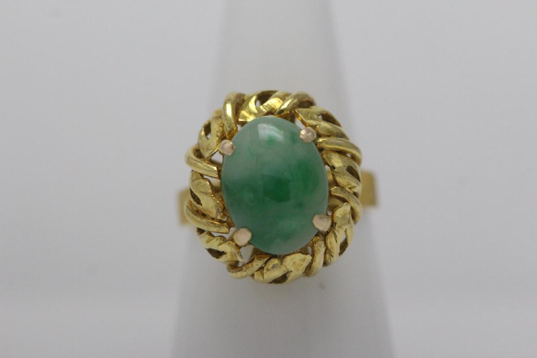 14K Y/G jadeite ring (1 of 11)