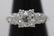 Art deco platinum diamond ring with GIA certificate - 2