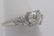 Art deco platinum diamond ring with GIA certificate - 8
