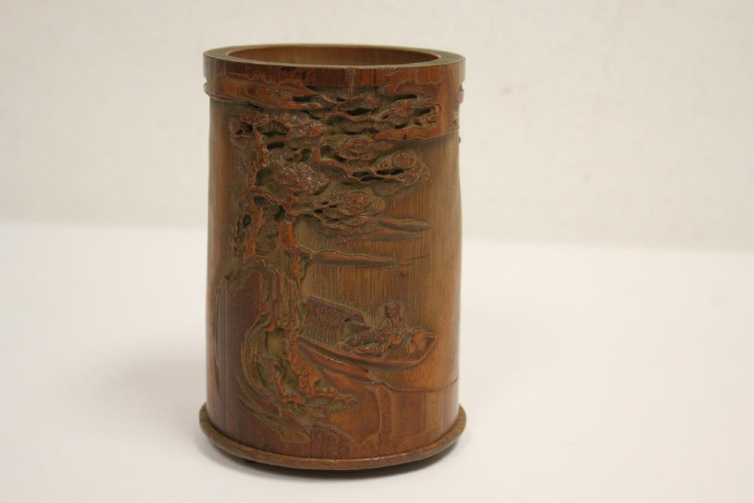Chinese bamboo brush holder (1 of 10)
