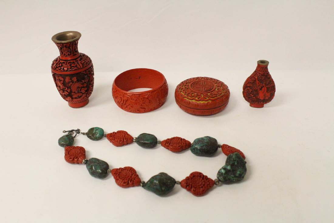 lot of cinnabar items (1 of 10)