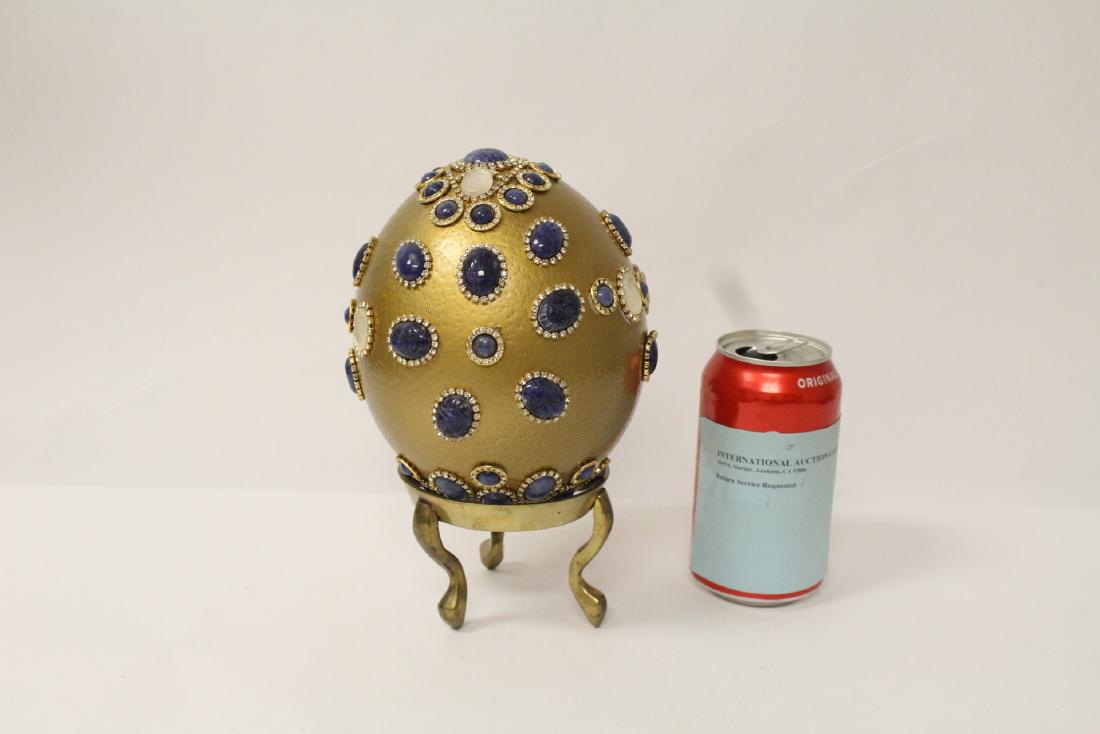 A genuine ostrich egg made easter egg (1 of 11)