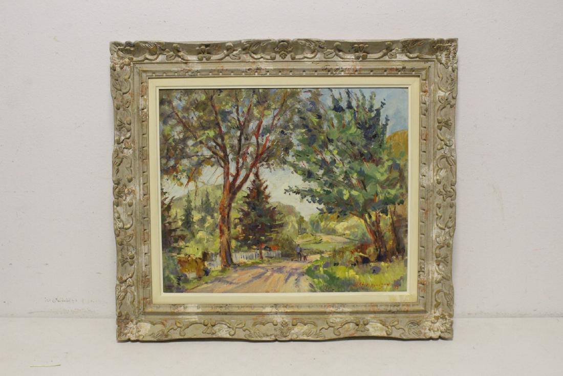 Oil on panel, signed, dated 1956 (1 of 11)