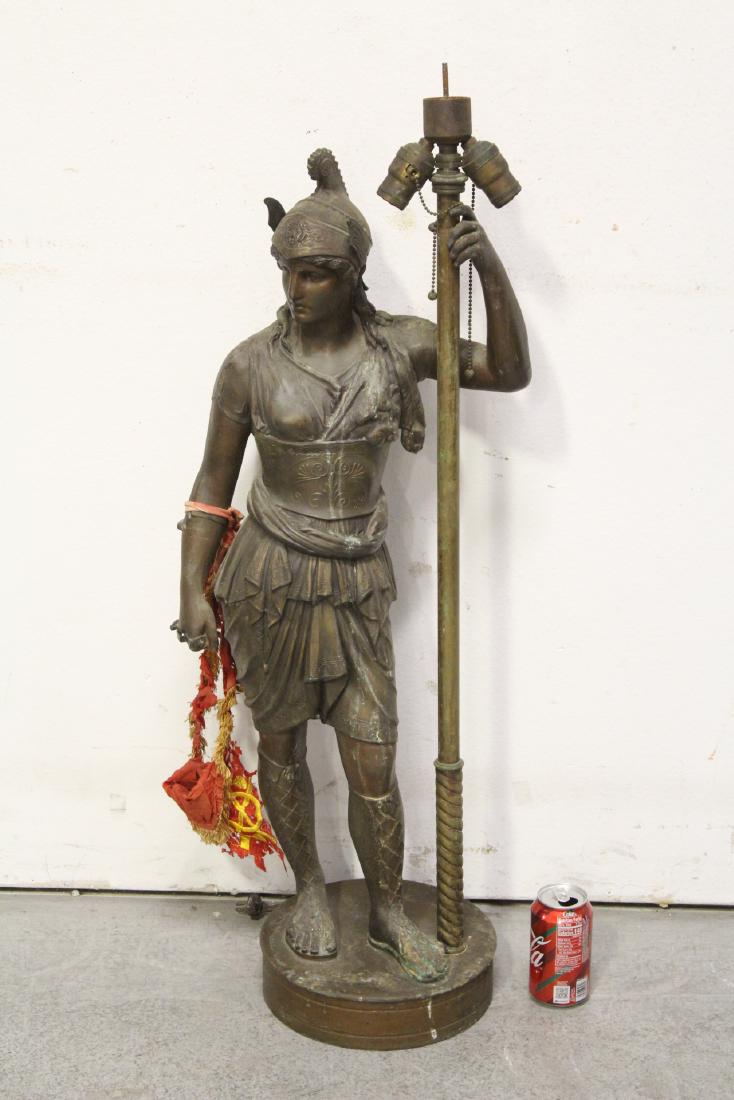 Antique large spector figure made as lamp base (1 of 11)