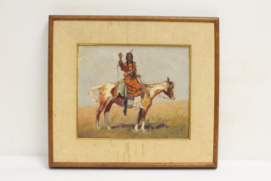 o/c painting, signed Frederic Remington, dated 1895 (1 of 11)