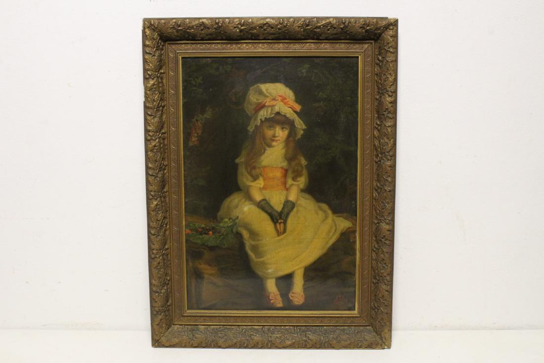 oil painting signed with initials