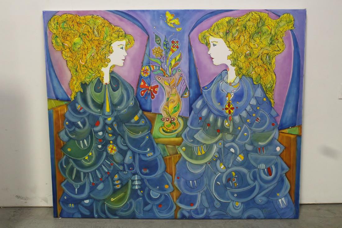 o/c painting by Jose Maria Mijares, with certificate (1 of 14)