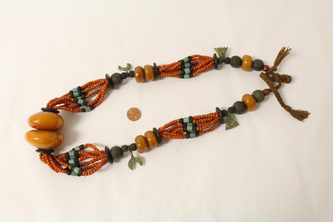 Necklace with amber like bead (1 of 11)