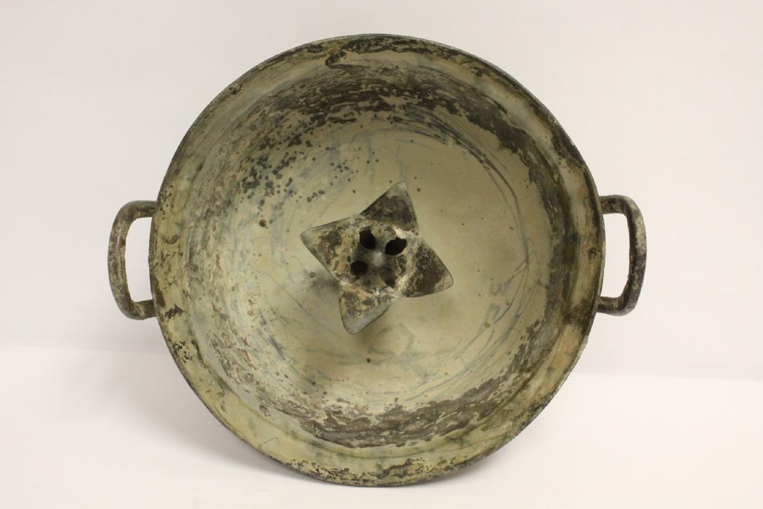 Chinese archaic style bronze basin (1 of 10)
