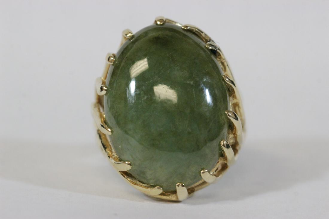 14K Y/G jadeite ring (1 of 10)