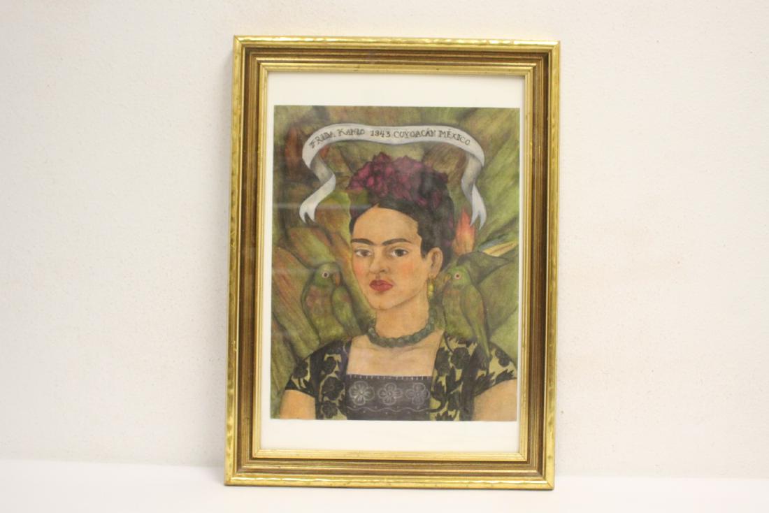 mixed media on paper signed Frida Kahlo dated (1 of 14)