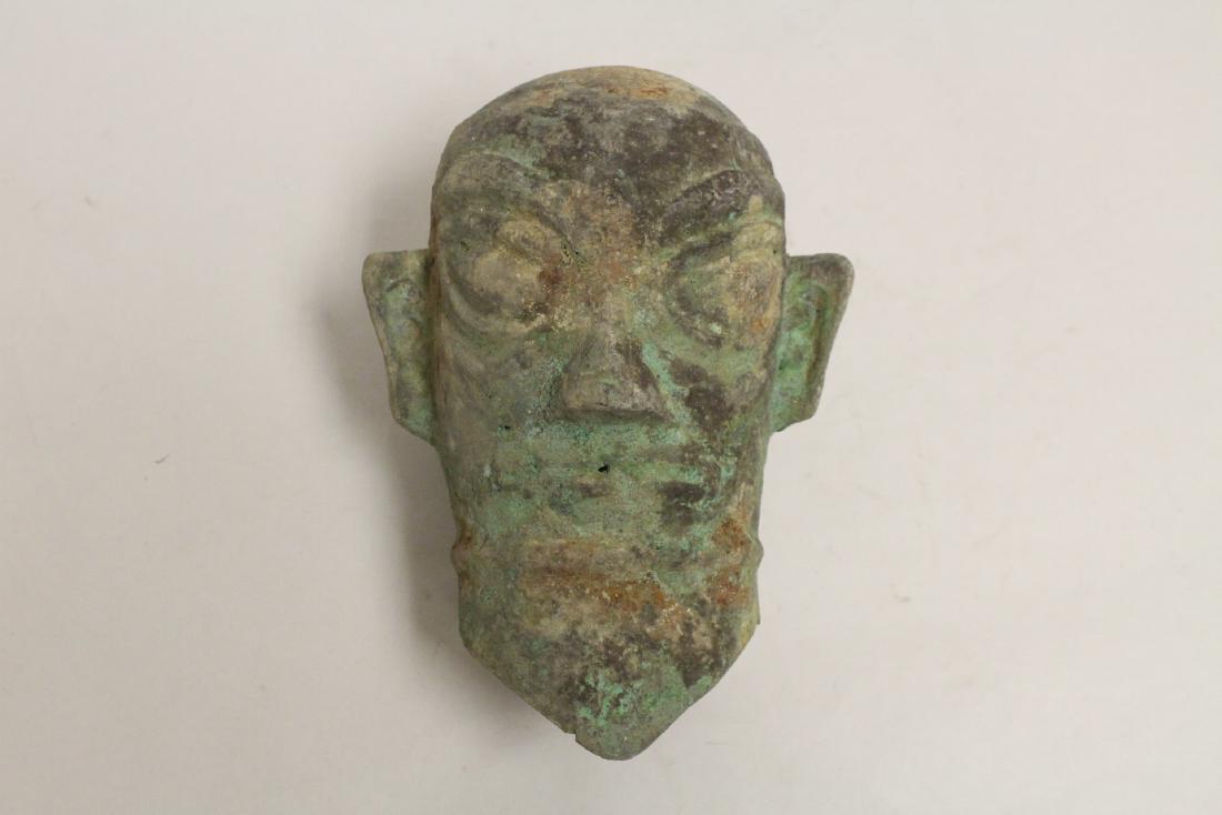 Archaic style bronze head (1 of 10)