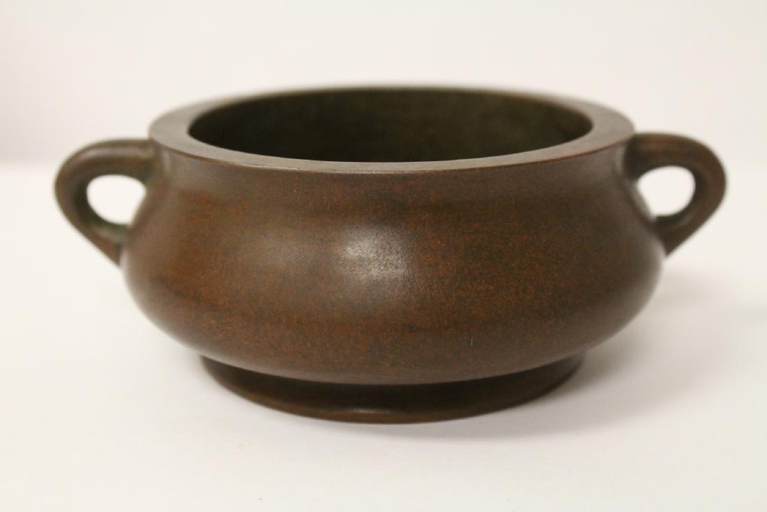 Chinese bronze open censer (1 of 11)