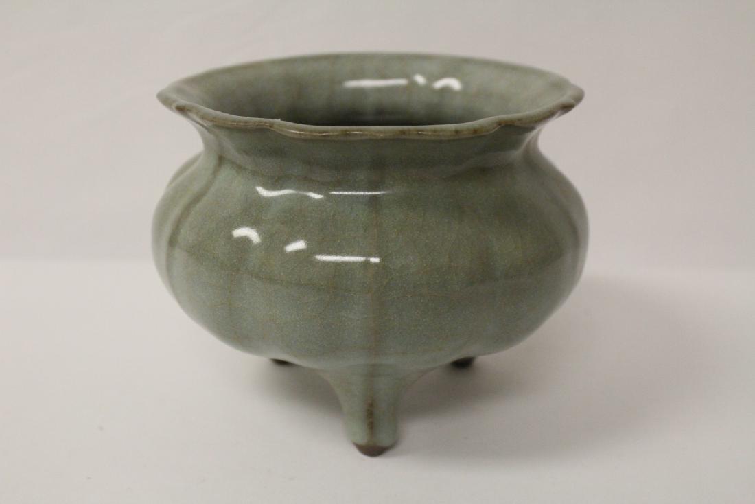 Song style tripod celadon censer (1 of 11)
