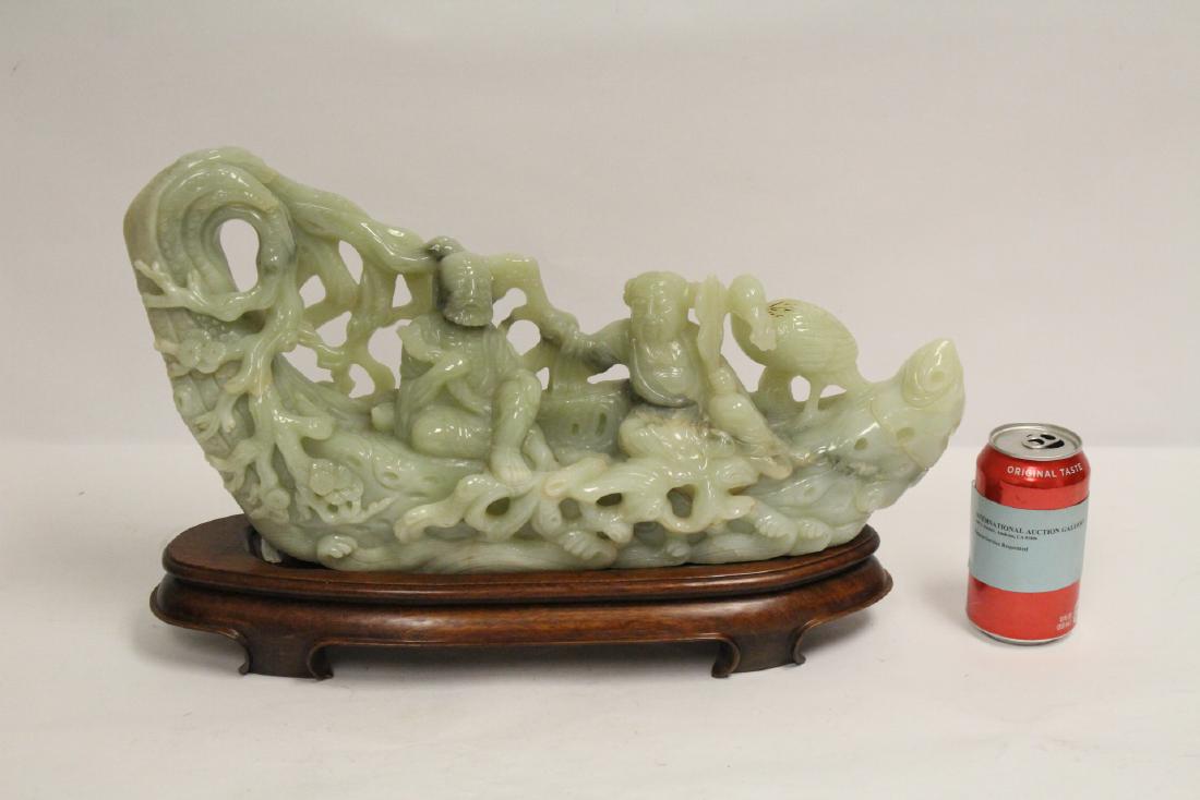 Chinese celadon jade carving (1 of 11)