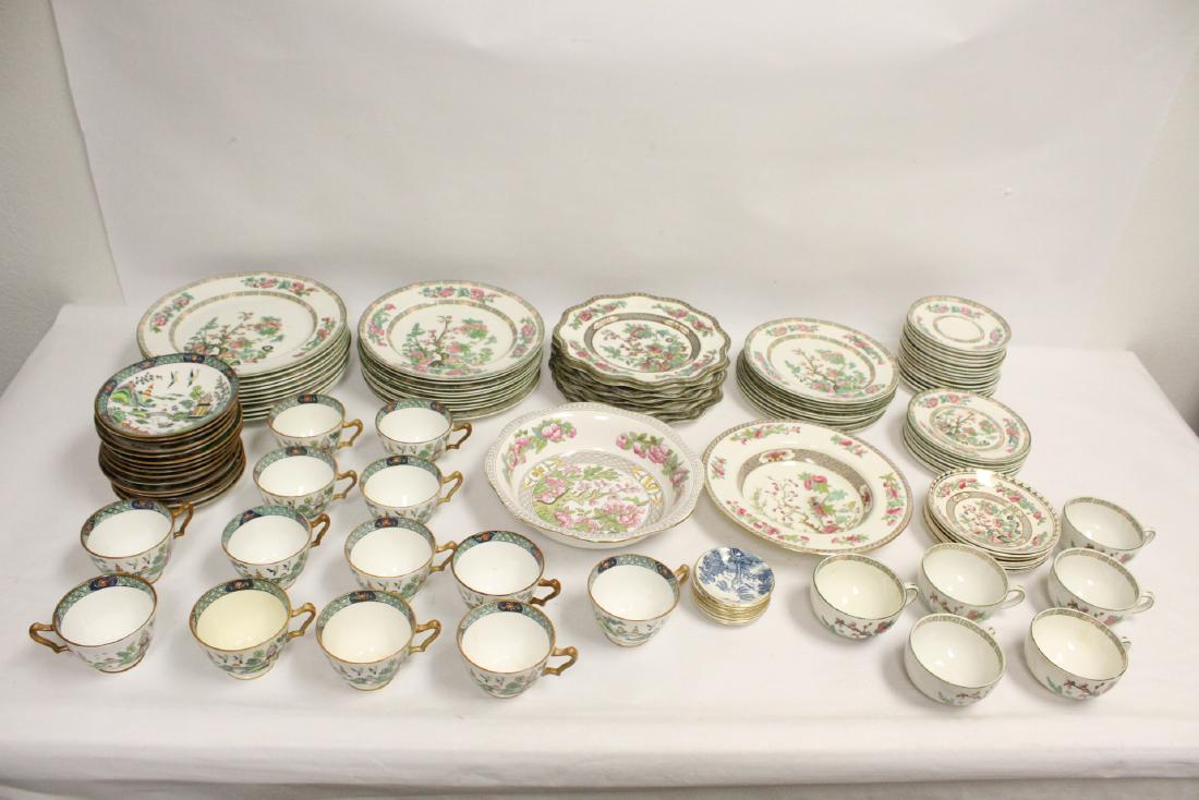 Lot of mismatched china: Lot of mismatched china; including Coalport, Spode, Maddock etc (chips)