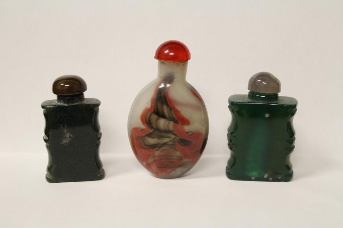 3 Peking glass snuff bottles (1 of 10)
