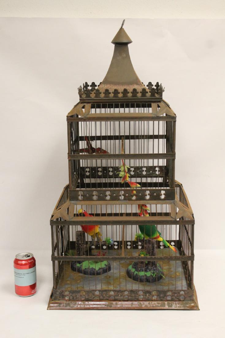 A large metal bird cage (1 of 10)