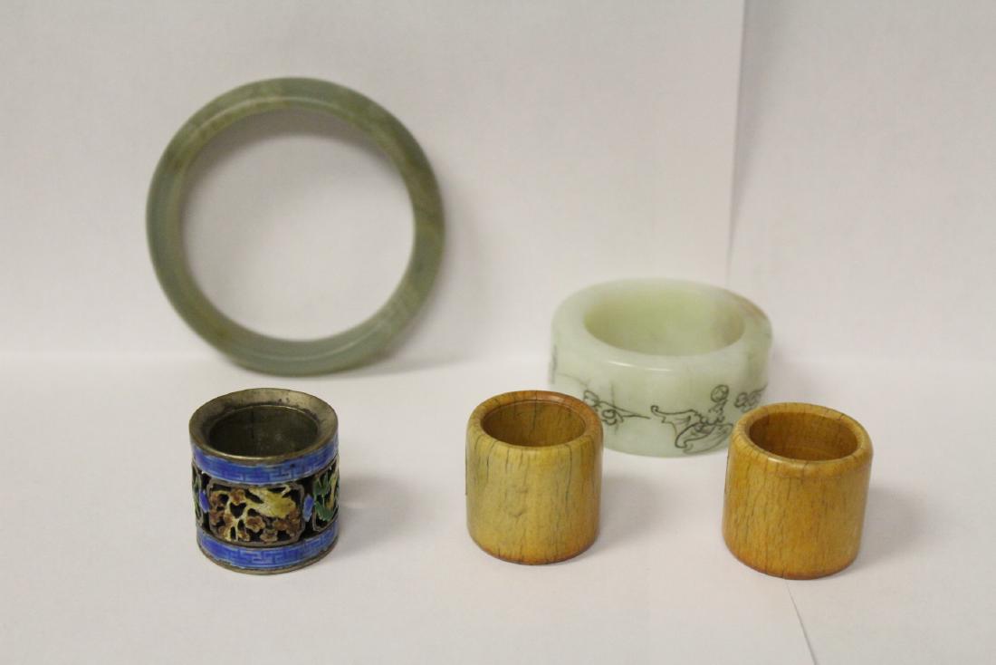 2 jade like bangles and 3 archer's ring (1 of 10)