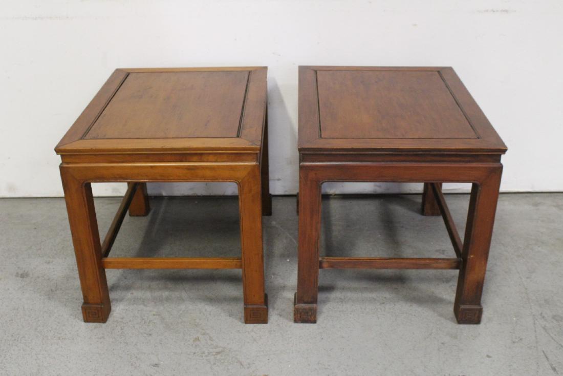Pair rosewood side tables (1 of 11)
