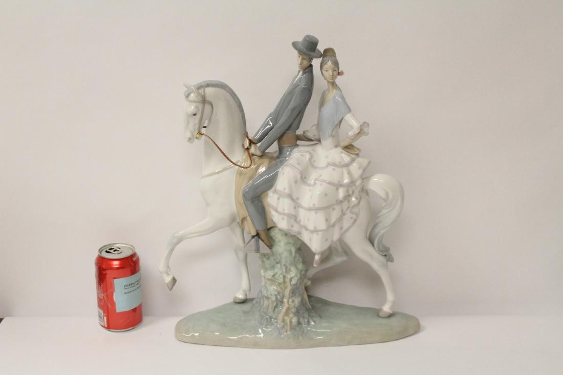 Large Lladro "boy and girl on horseback" (1 of 11)
